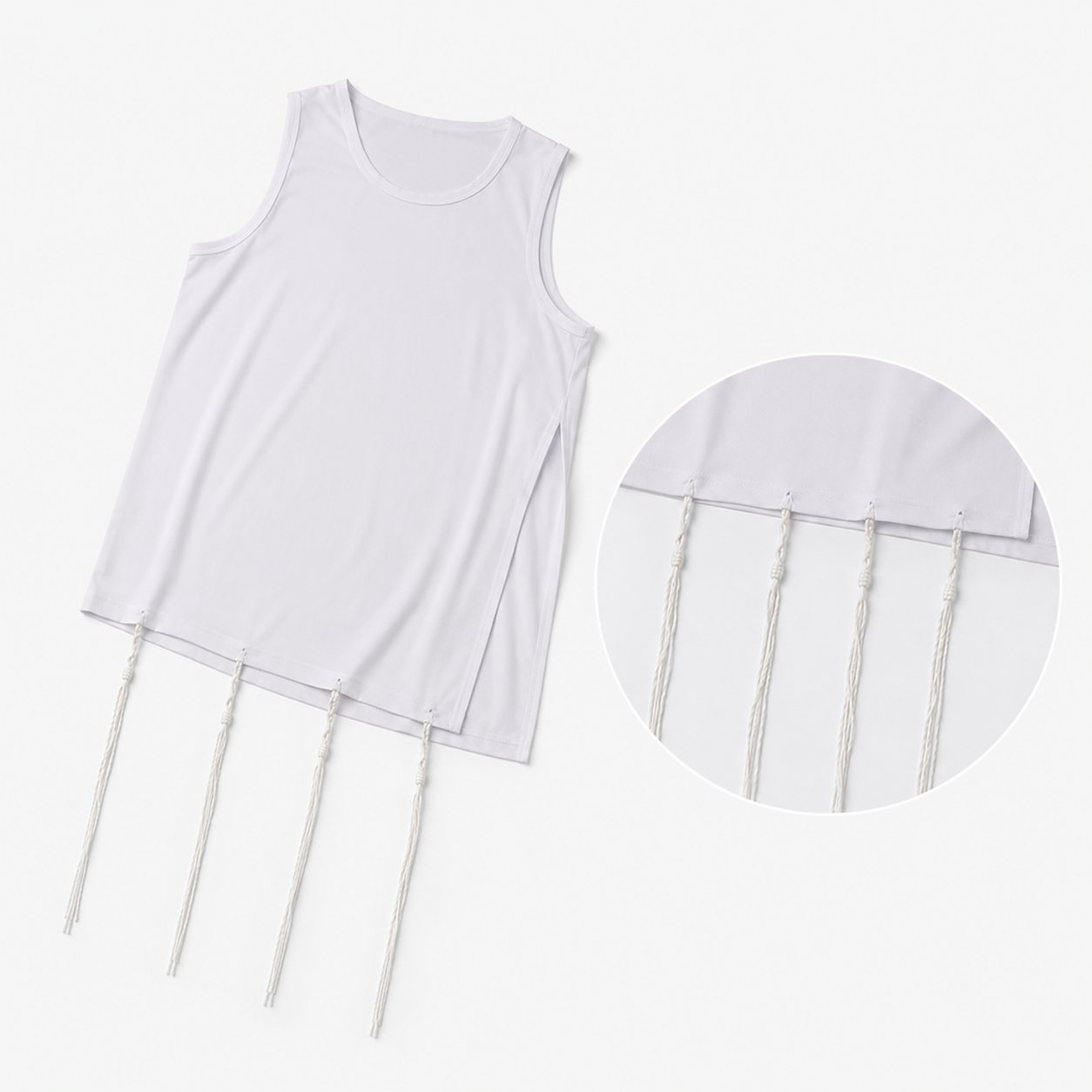 Perfect tzitzit strings protected by the Shiryon clip